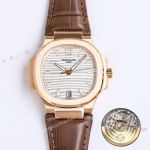 Swiss Copy Patek Philippe Ladies Nautilus watch Rose Gold 9015 Movement